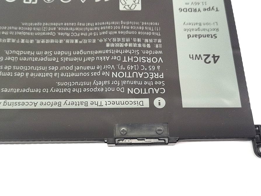 Amazon.com: YRDD6 VM732 1VX1H Battery for Dell Inspiron 14